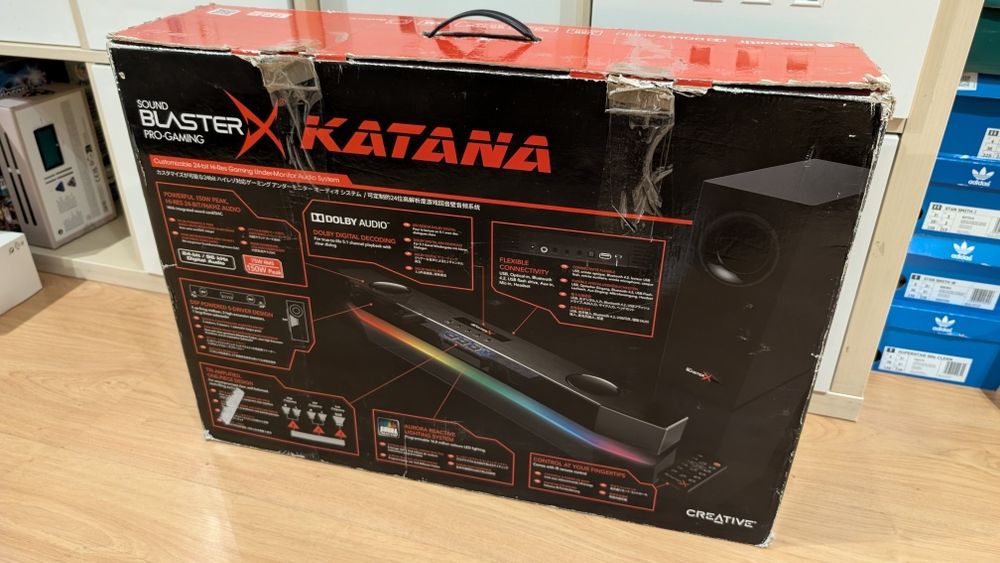 Soundbar Gaming Creative Sound BlasterX Katana (Com Subwoofer) - Como Nova
