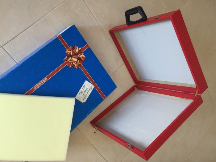 Mala aglomerado de madeira de faqueiro