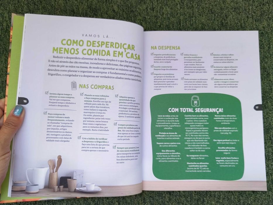 Livro "À Mesa com o Pingo Doce - Desperdício Zero"