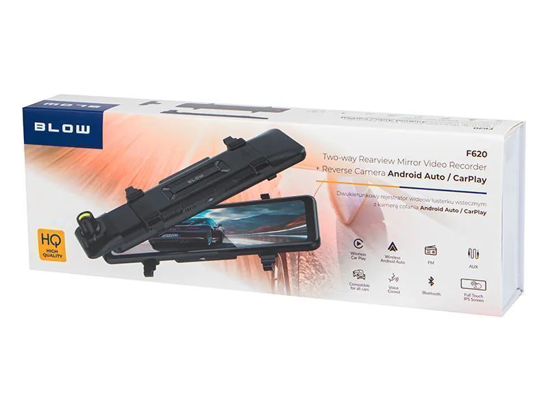 Rejestrator samochodowy wideorejestrator BLOW DVR F620 +kamera cofania
