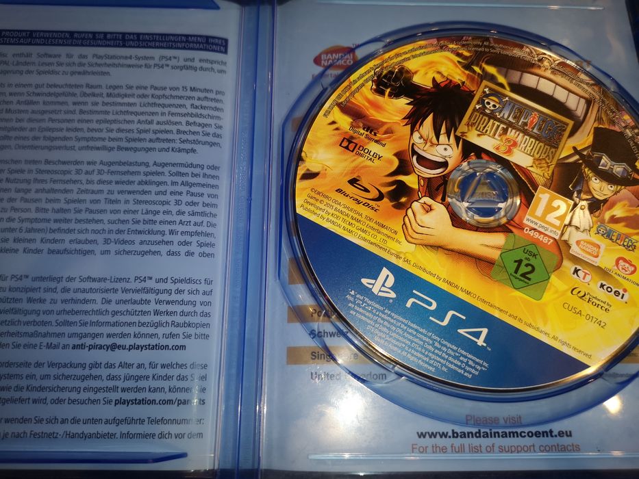 One Piece Pirate Warriors 3 PS4 gra (możliwość wymiany) kioskzgrami