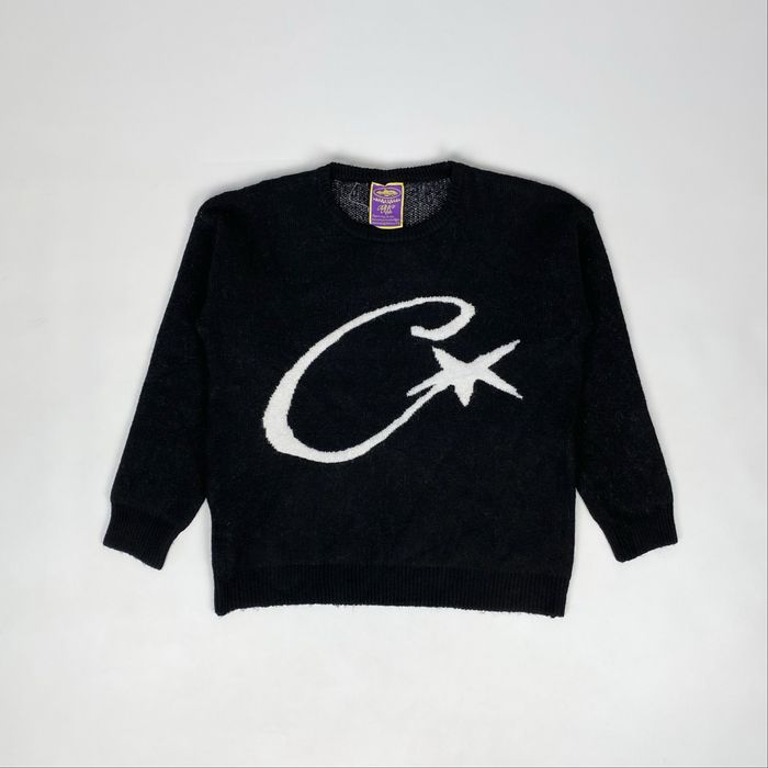 Светр / кофта Corteiz C Star Mohair Knit Sweater Black чорний