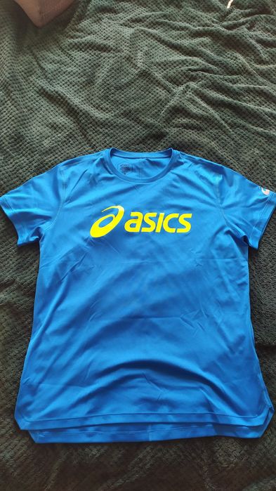 Koszulka do biegania Asics niebieska  rozmiar L