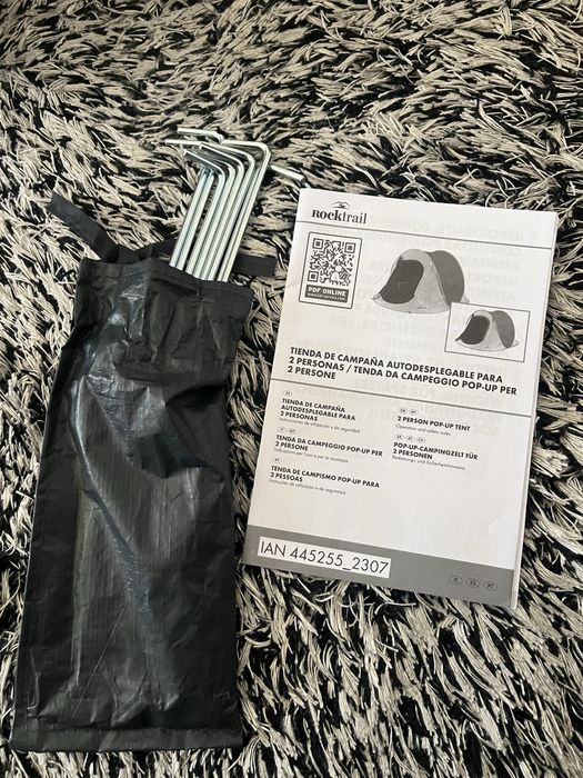 Tenda Pop-Up 2 P Rocktrail – NOVA (Nunca Usada)