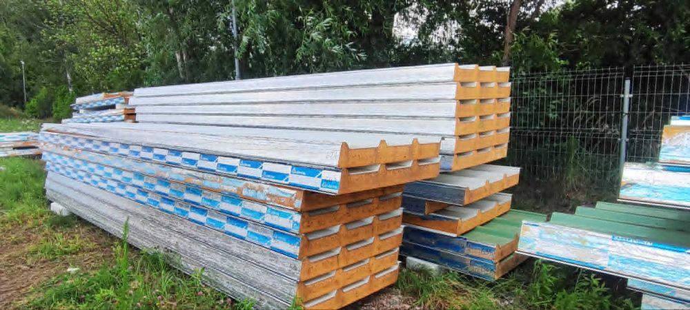 Płyty warstwowe  DACHOWE II gatunek. Różne grubości PROMOCJA!