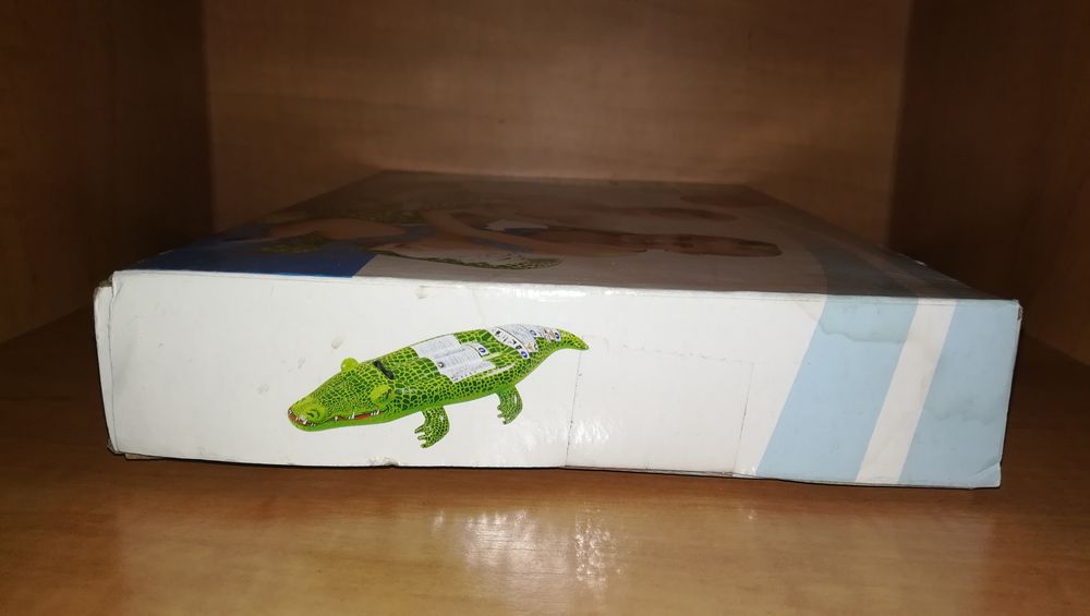 NOVO na CAIXA - Insuflável 142 x 68 Cm Crocodilo