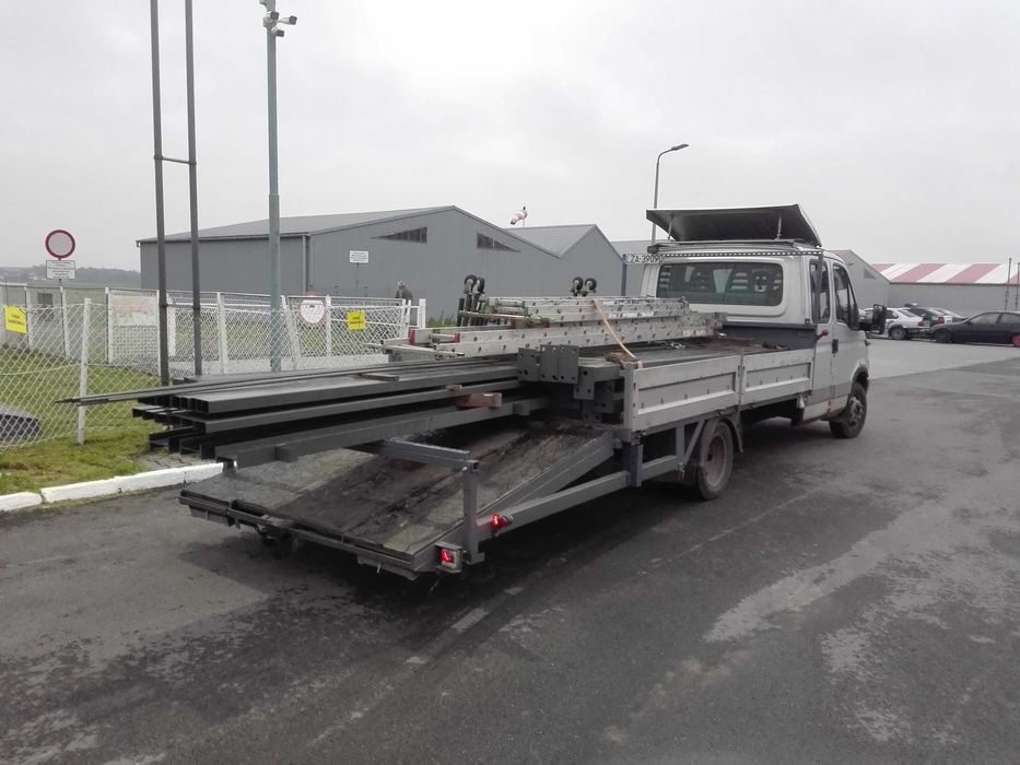 Autolaweta laweta transport maszyn wózki dłużyca 15m