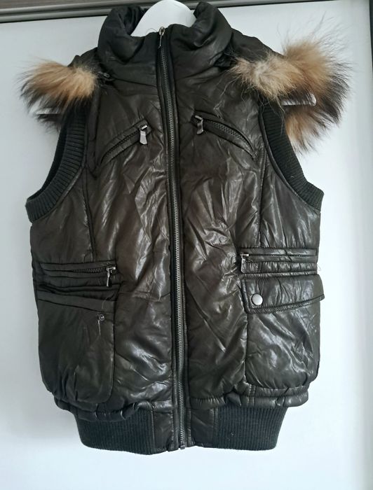 Kamizelka damska z kapturem