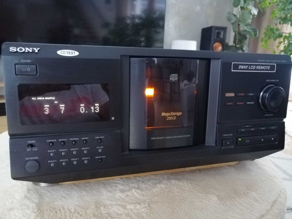SONY zmieniarka CDP-CX260, Made in JAPAN, CD 200 TEXT