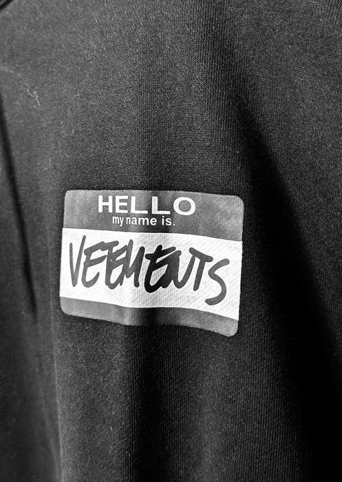 Худі VETEMENTS "HELLO" | Бавовняна Преміум Кофта Ветементс
