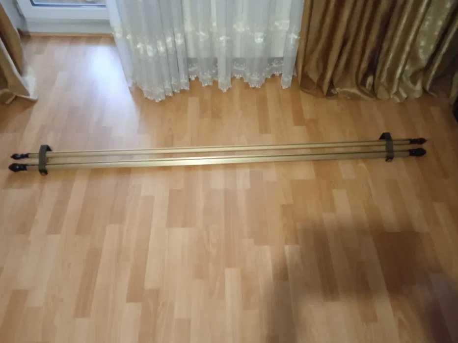 Карниз металевий, подвійний 2.6 та 3.3метри новий