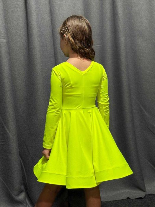 Плаття для бальних танців для дівчинки | Бейсик для виступів | 116-152