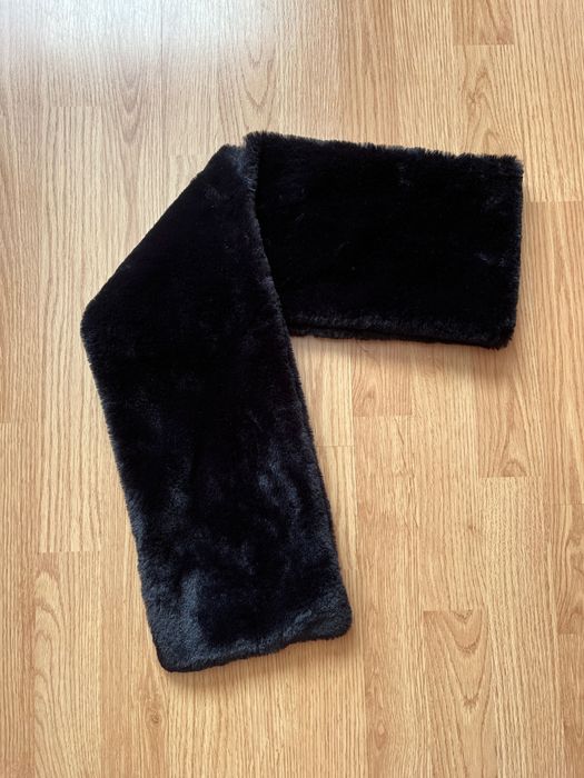 Szalik futerkowy damski czarny