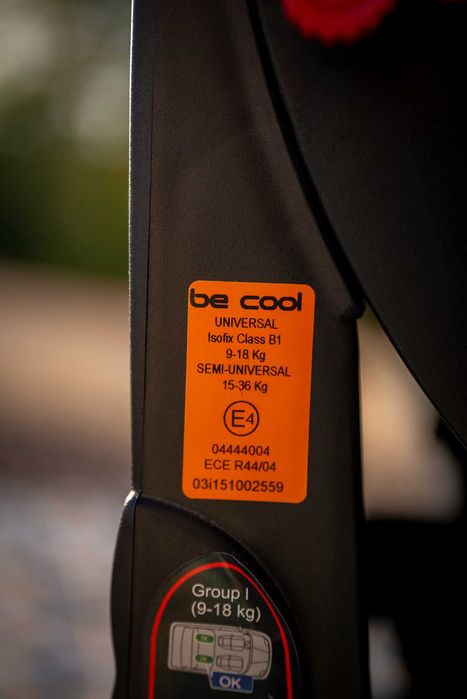 Cadeira Auto BeCool Thunder  9-36 Kg ISOFIX