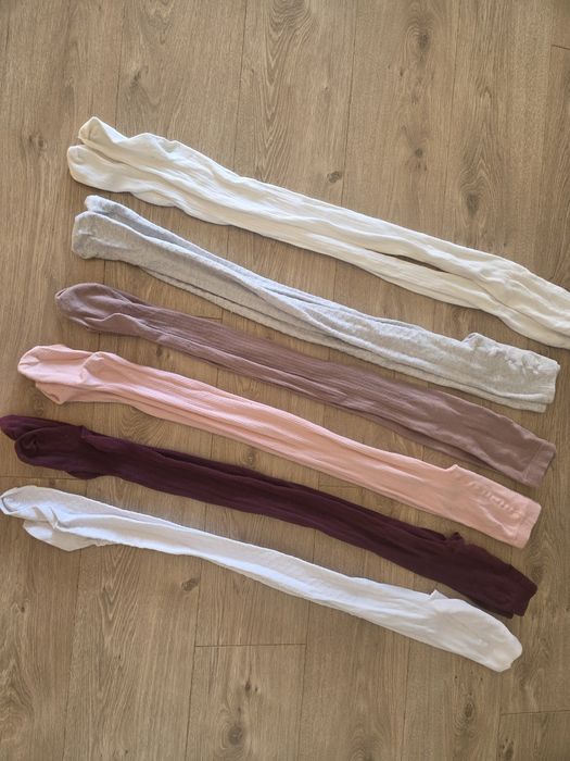 RAJSTOPY r.146 nowe 6 par GRUBE gładkie