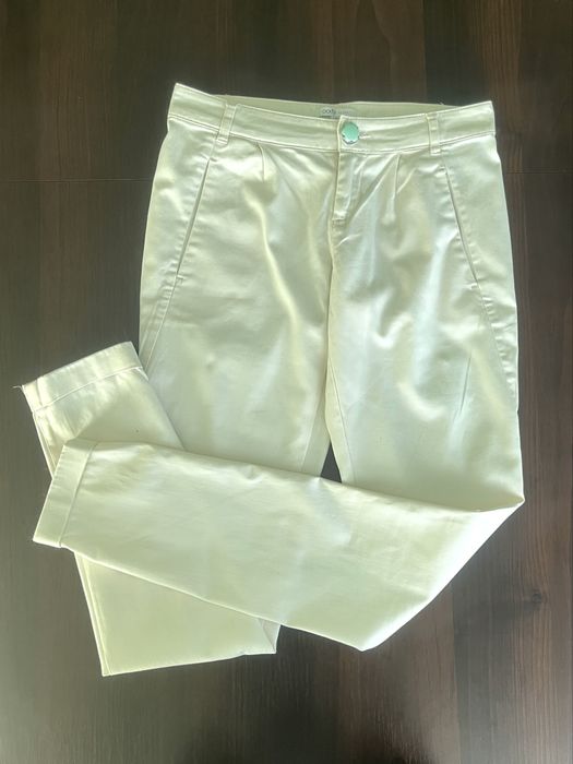 Spodnie garniturowe chinosy z mankietami