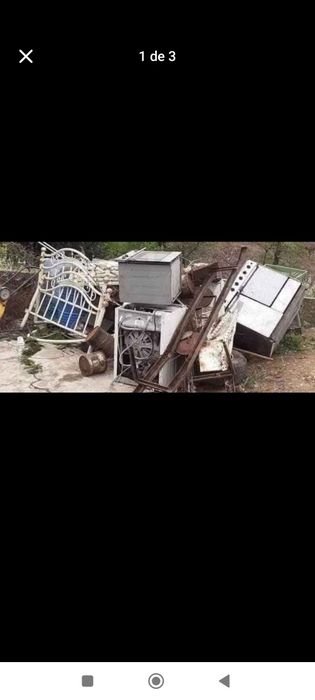 Sucateiro ao domicílio