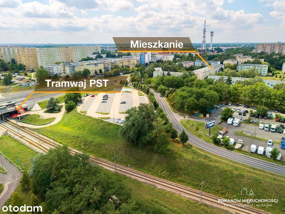 Wysoki standard, 1 piętro, widok na zieleń, klimatyzacja, tramwaj