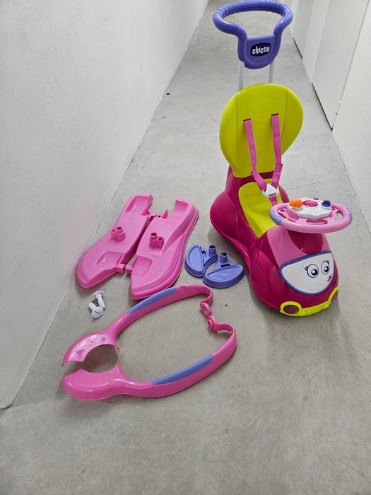 Carro Brincar/Passear rosa CHICCO