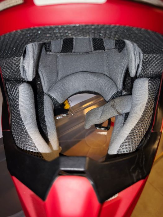 Capacete fox S vermelho v1
