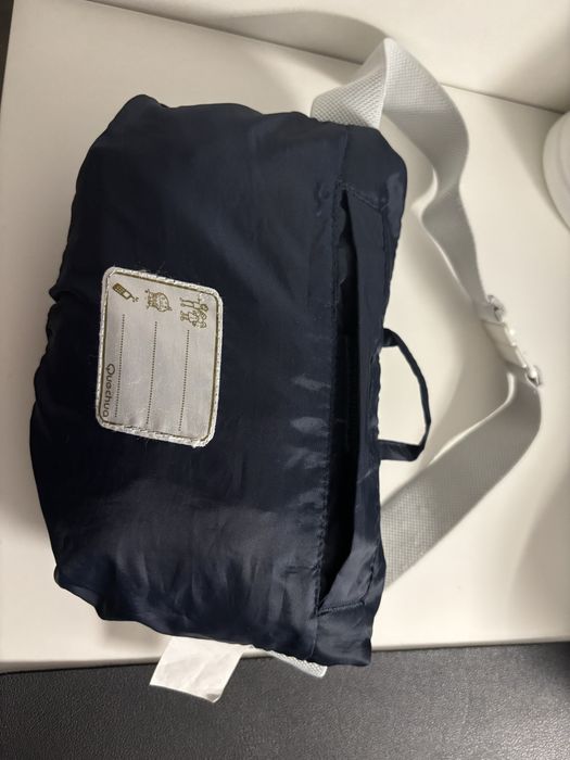 Kurtka przeciwdeszczowa granatowa Quechua rozmiar 125/132 cm