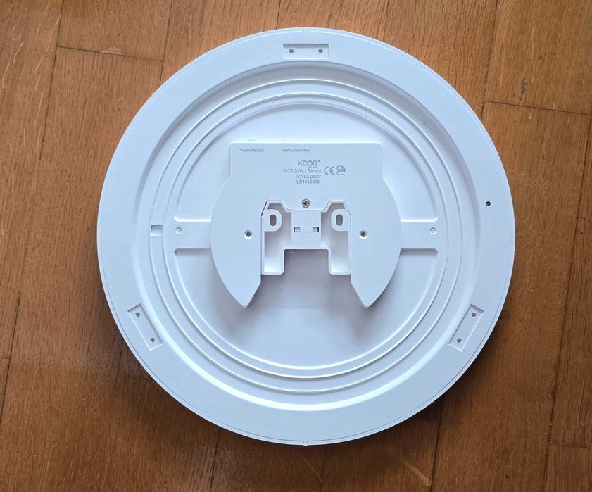 Plafonf LED ultrafino com sensor de movimento