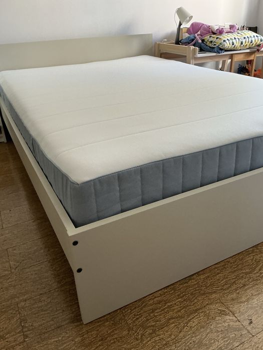 Cama de casal ikea com colchao 140
