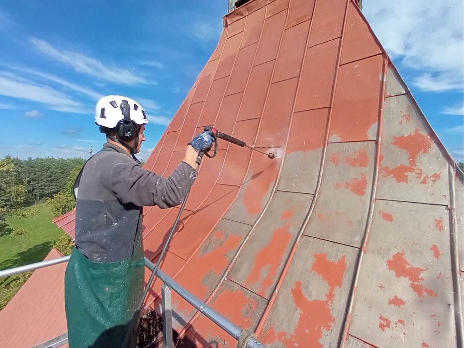 Mycie/malowanie dachów, elewacji