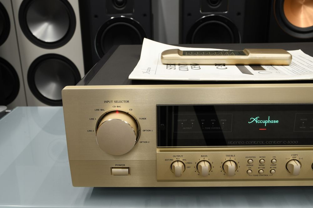 Accuphase C-2000 przedwzmacniacz stereo AAVA XLR RCA pilot instrukcja | raty 0% | zamiana | odsłuch | HI-END AUDIO