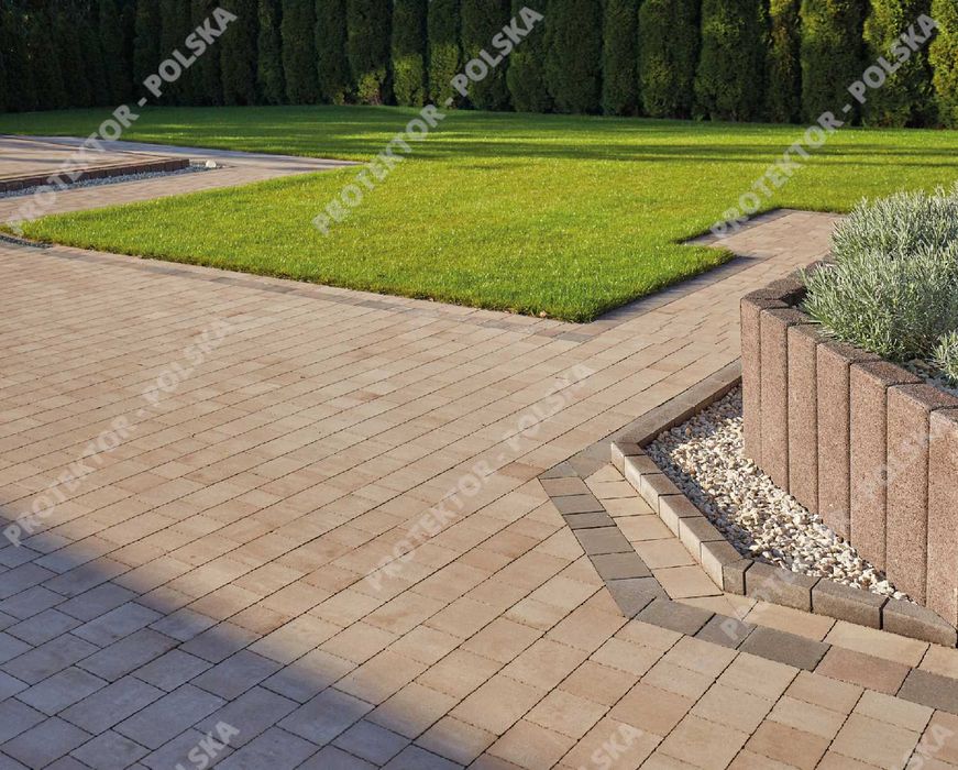 kostka brukowa PAVIMO SEMMELROCK dom nawierzchnia parking plac chodnik