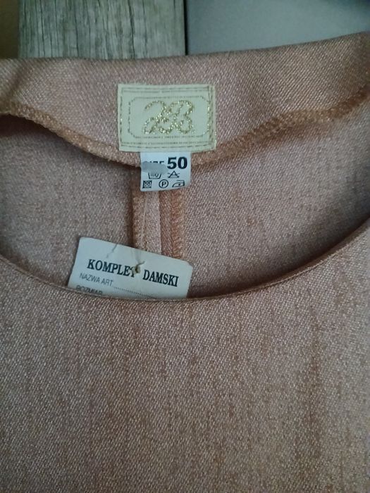 Komplet damski pomarańczowy