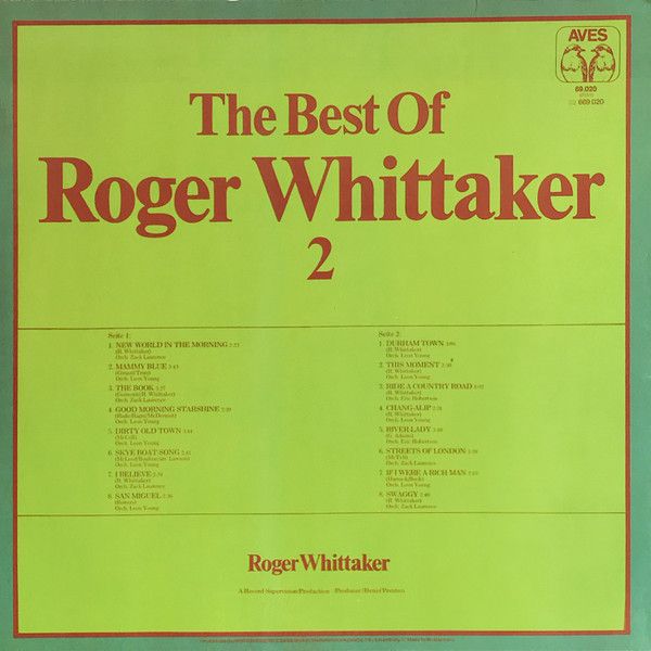 Roger Whittaker - The Best Of Roger Whittaker 2