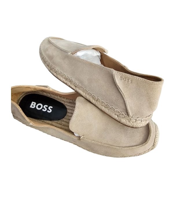 Hugo Boss nowe zamszowe skórzane espadryle męskie r. 44/29,5 cm