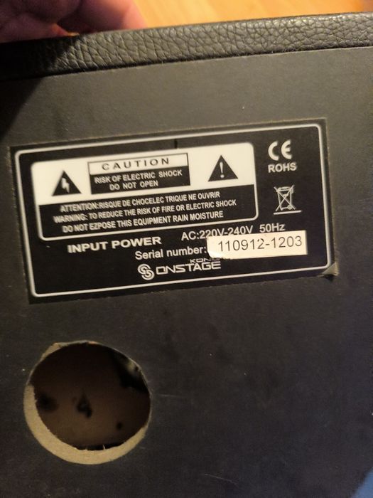 Amplificador pequeno em bom estado