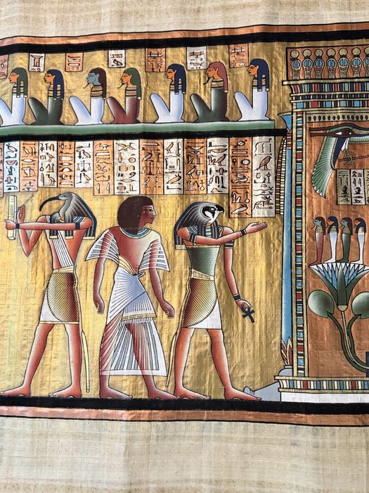 Papiro Egípcio Autêntico — “O Julgamento de Osíris”