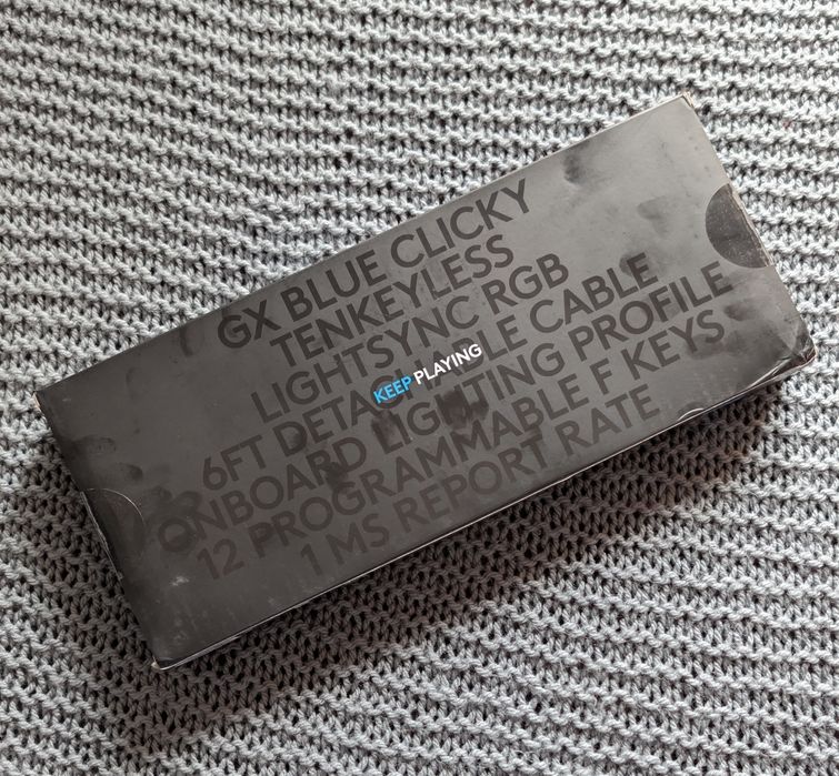 Teclado Mecânico Logitech G Pro Gaming RGB Lightsync US GX Blue Clicky