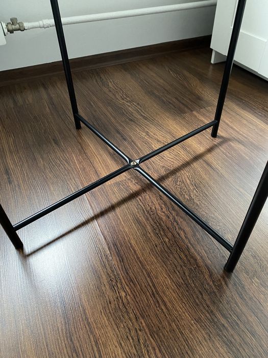 Stolik drewniny okrągly loft