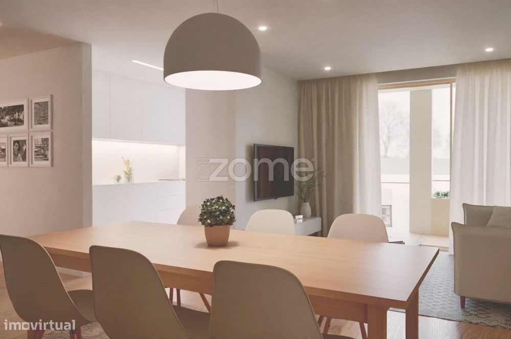 Apartamento T2 com varanda, garagem e arrumo - Unique Padrão da Lég...