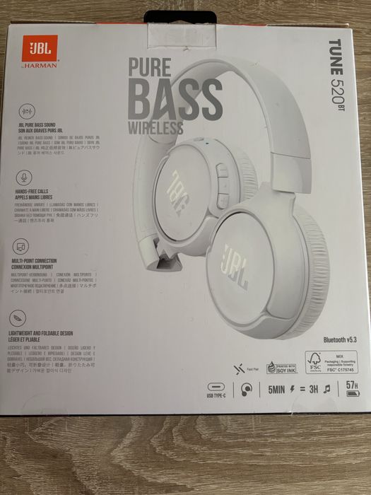 JBL Tune 520BT Biały