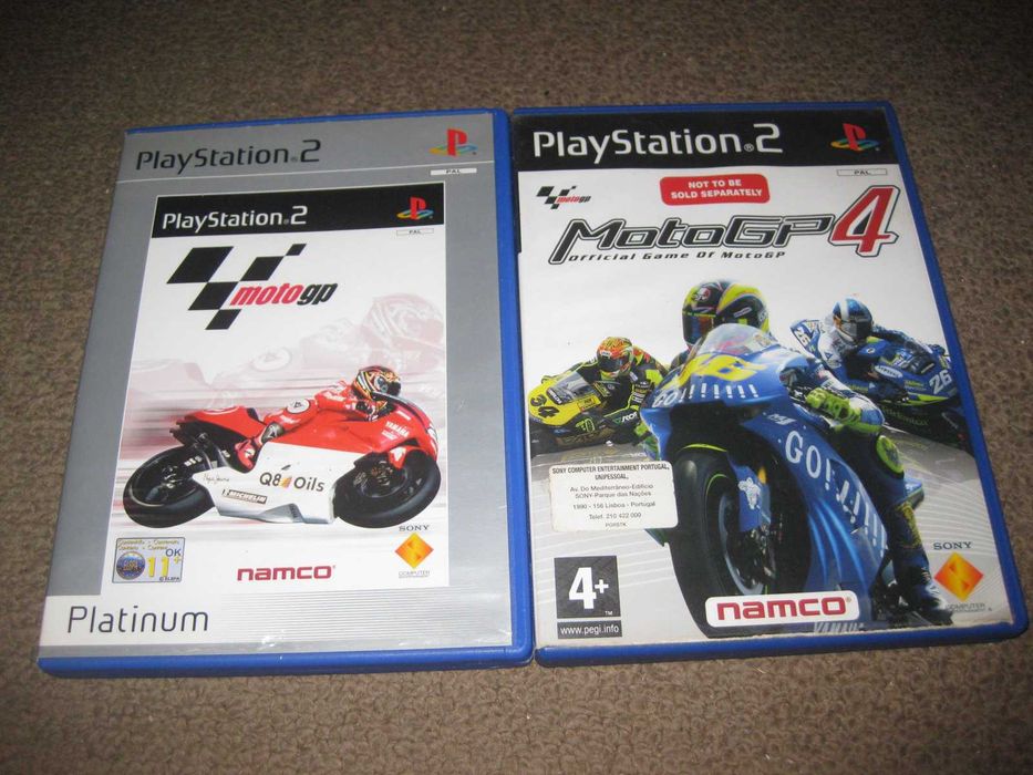 2 Jogos para PS2 da Saga "Moto GP" Completos!