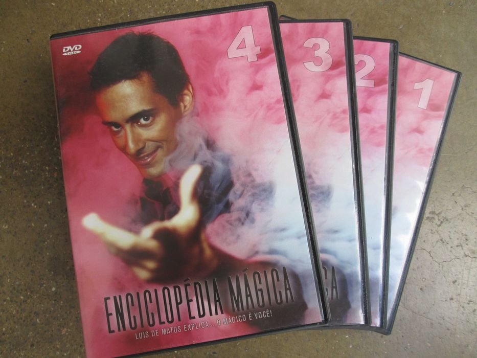 Enciclopédia Mágica, de Luís de Matos - 4 DVD