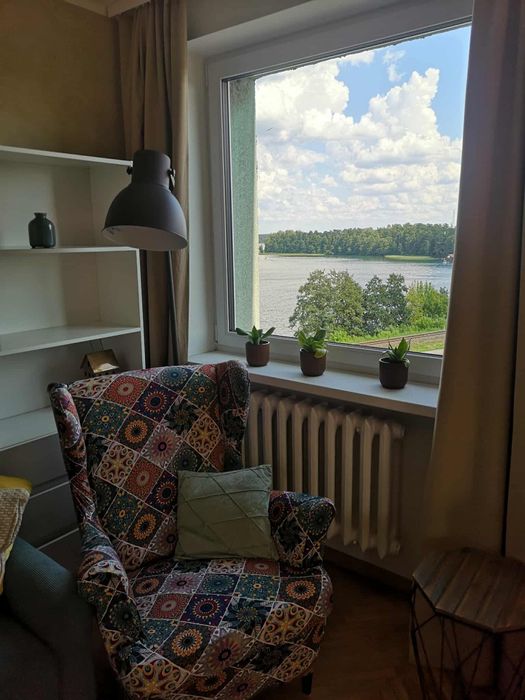 Apartament z widokiem na jezioro Białe