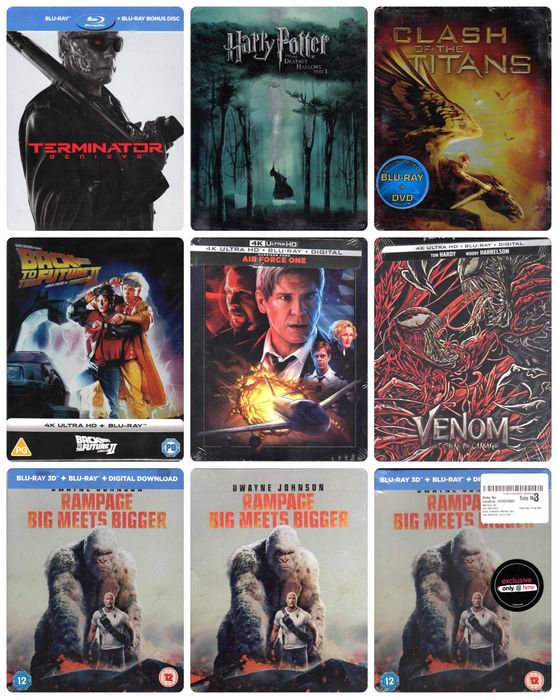 Оригінальні імпортні 4K UltraHD та Blu-ray Steelbook релізи