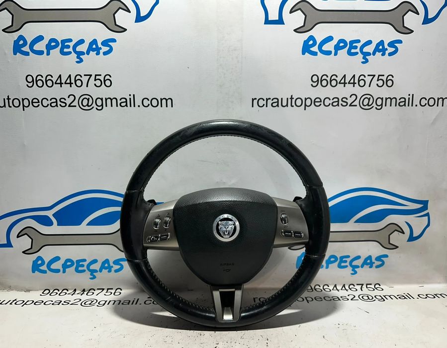 Volante Pele Patilhas Comandos Multifunções Jaguar XF 1 I X250 2007 -
