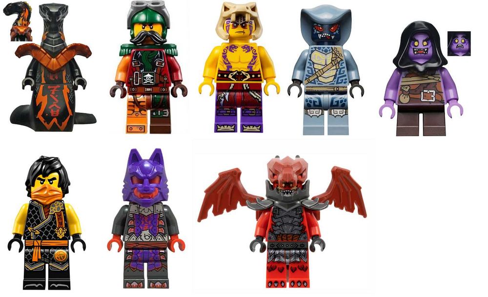 LEGO NINJAGO POLYBAGS Minifiguras - Grande Coleção com Raridades