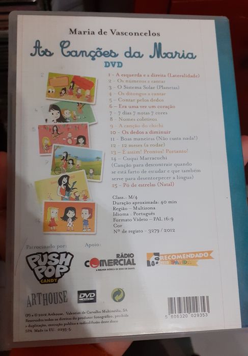 Maria de Vasconcelos - As Canções da Maria (DVD - 2012)