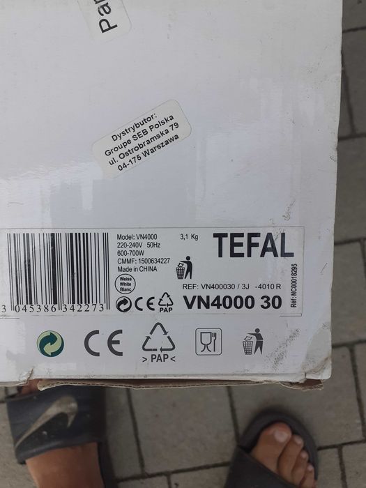 Garczek do gotowania na parze Tefal