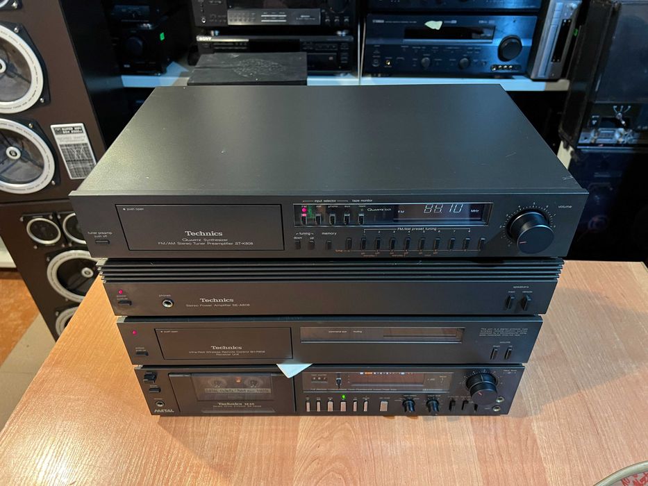 Wieża Technics SE-A808, ST-K808, SH-R808, RS-M45, Audio Room