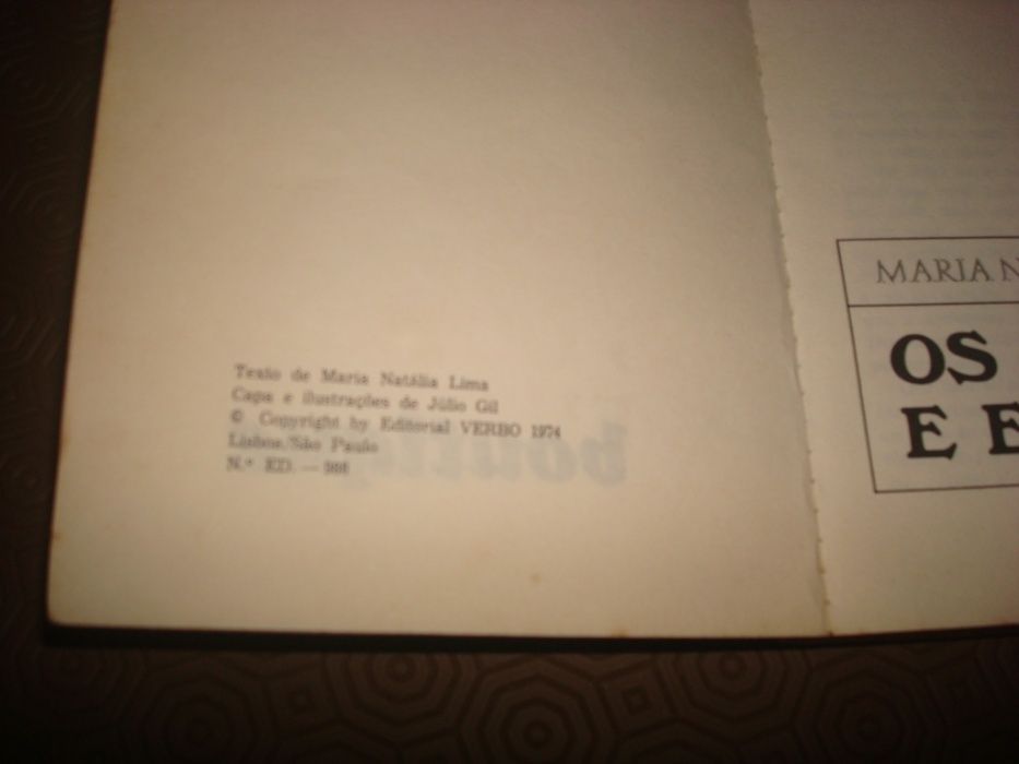 Os Outros e Eu de Maria N. Lima de 1974