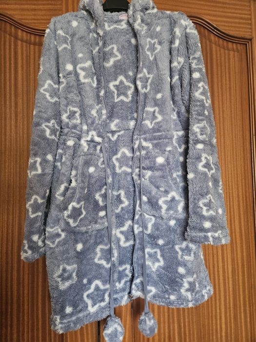 Robe polar com fecho em coralina tam. S